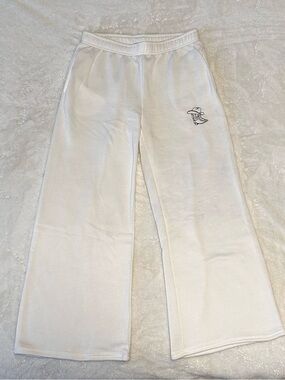 Justify White Kids Wide-Leg Sweatpants